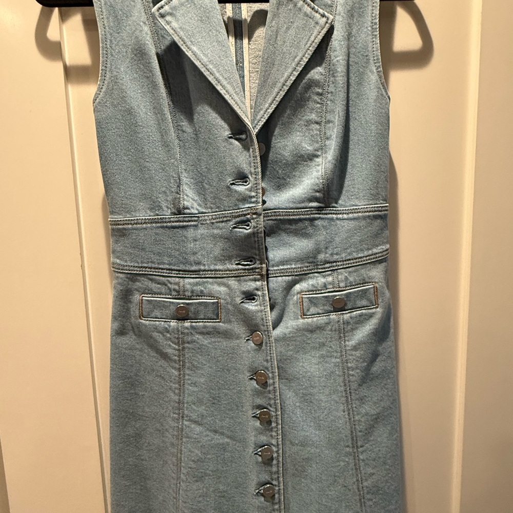 PAIGE Light Blue Denim Dress